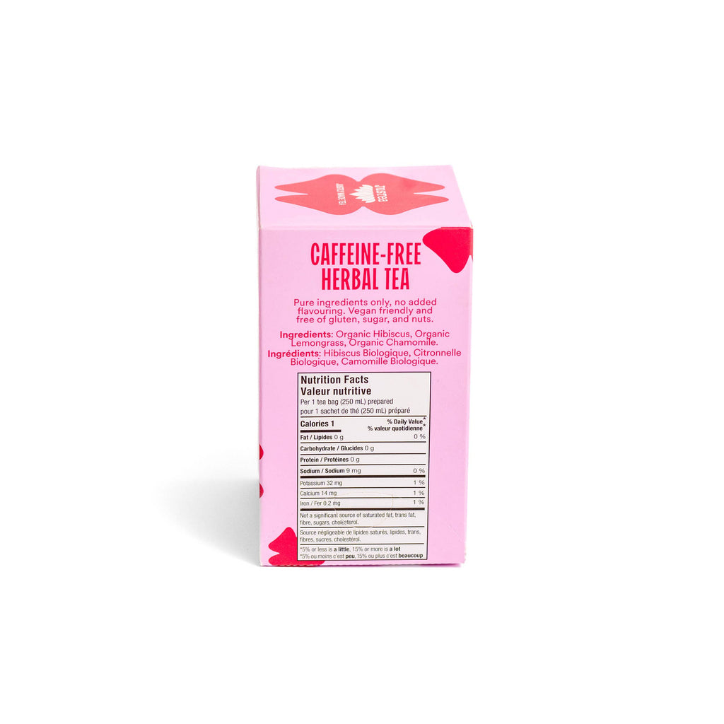 Hibiscus Glow Tea Bags - Organic, Fair-Trade, Herbal Tea