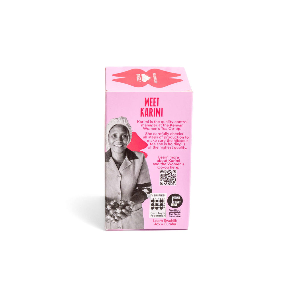 Hibiscus Glow Tea Bags - Organic, Fair-Trade, Herbal Tea
