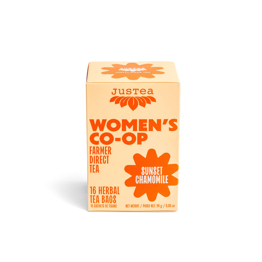 Sunset Chamomile Tea Bags - Organic, Fair-Trade, Herbal Tea