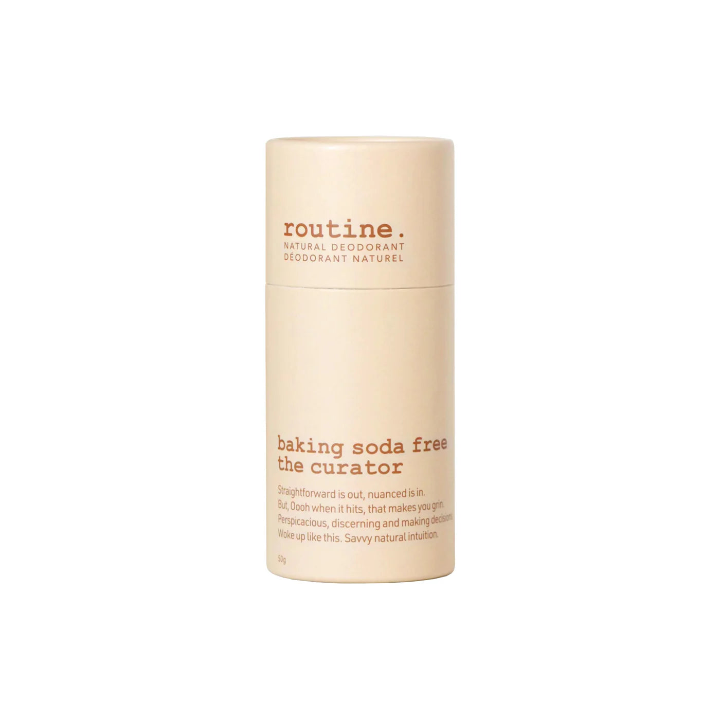 Baking Soda Free - The Curator 50g Deodorant STICK