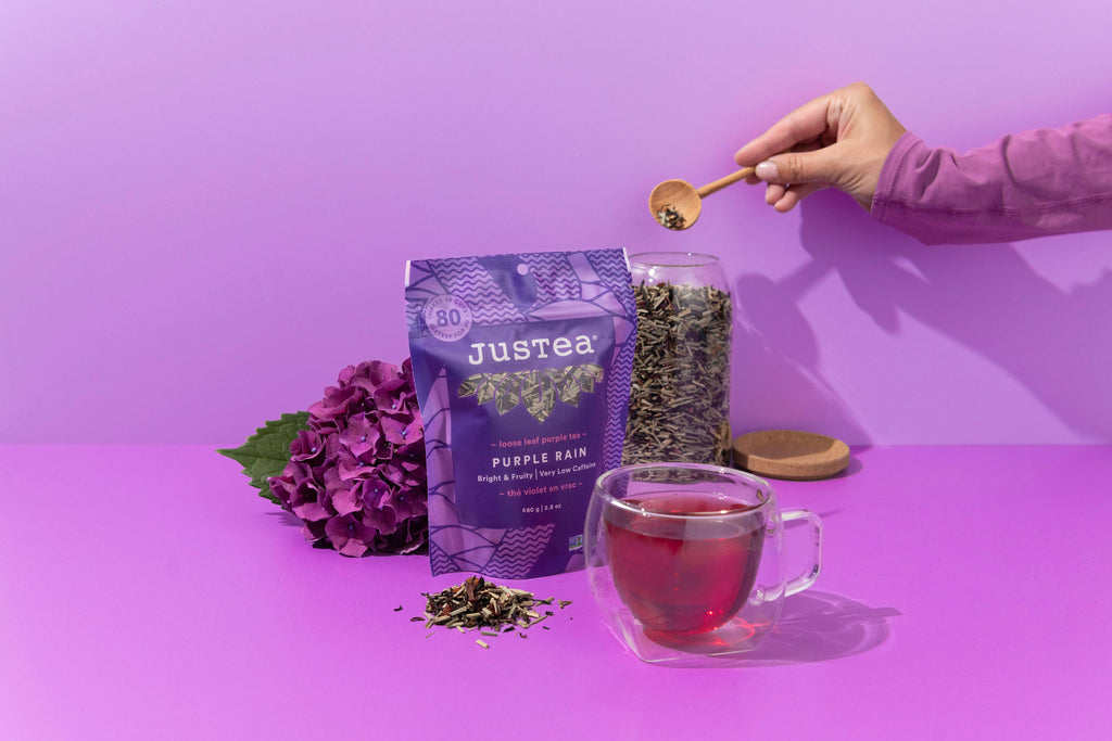 Purple Rain Stand-up Pouch - Organic, Fair-Trade, Purple Tea