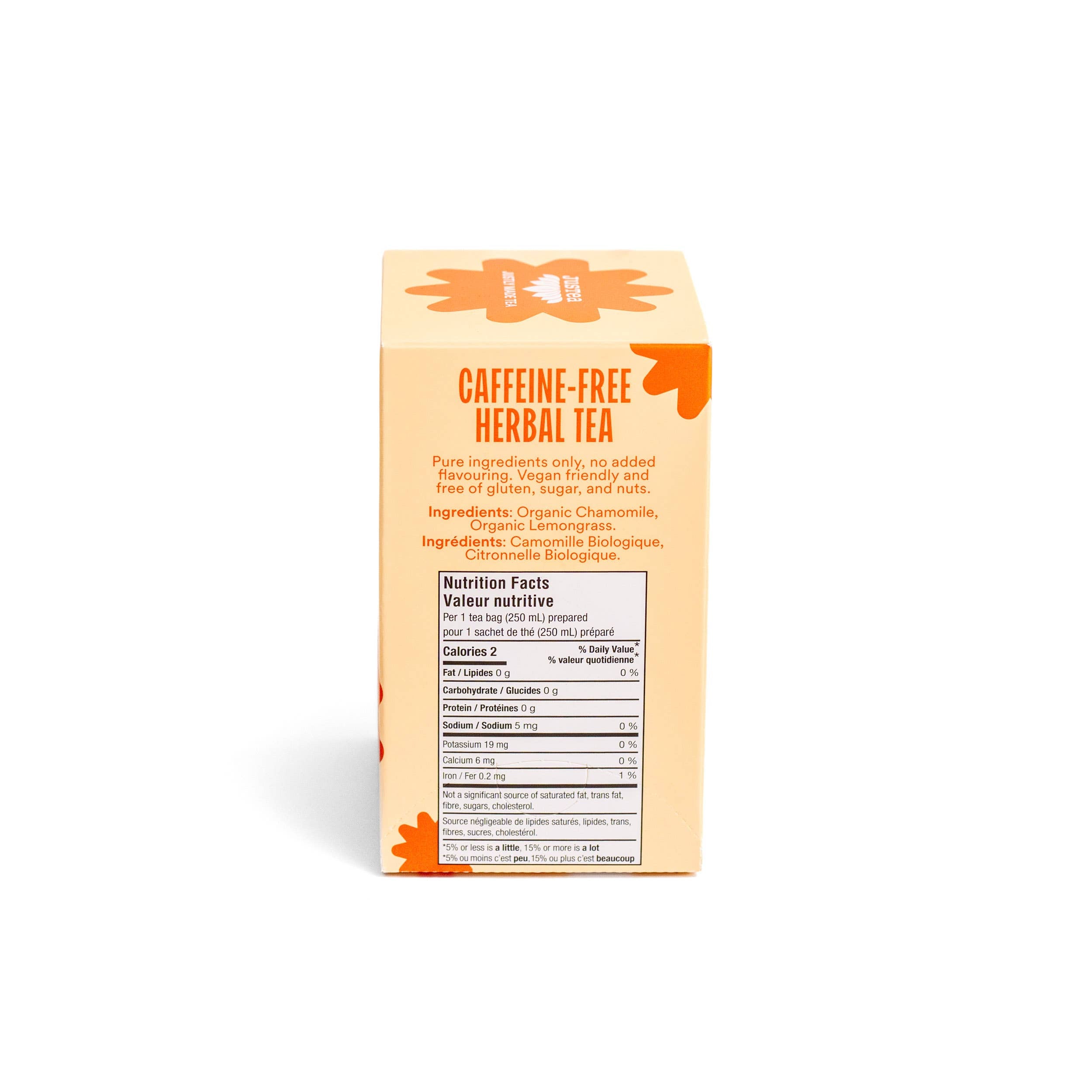 Sunset Chamomile Tea Bags - Organic, Fair-Trade, Herbal Tea