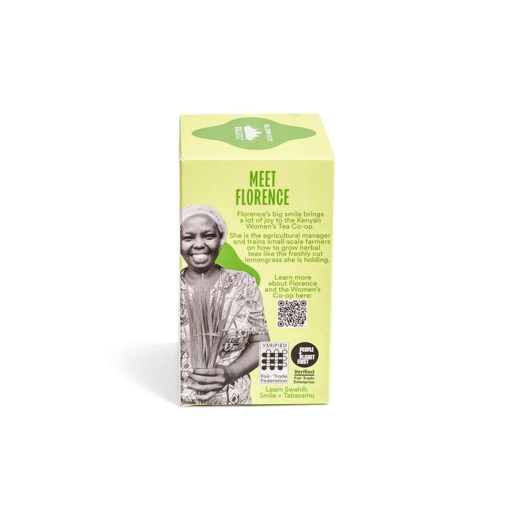 Lemon Ginger Tea Bags - Organic, Fair-Trade, Herbal Tea